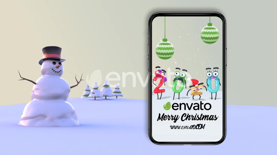 Christmas Numbers v3 & Phone Version Videohive 23005804 After Effects Image 9