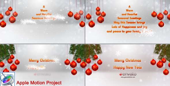 Christmas Opener Apple Motion - Download Videohive 20855162