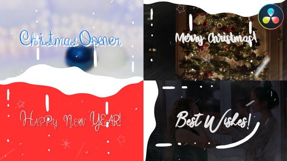 Christmas Opener | DaVinci Resolve - Videohive Download 34925766