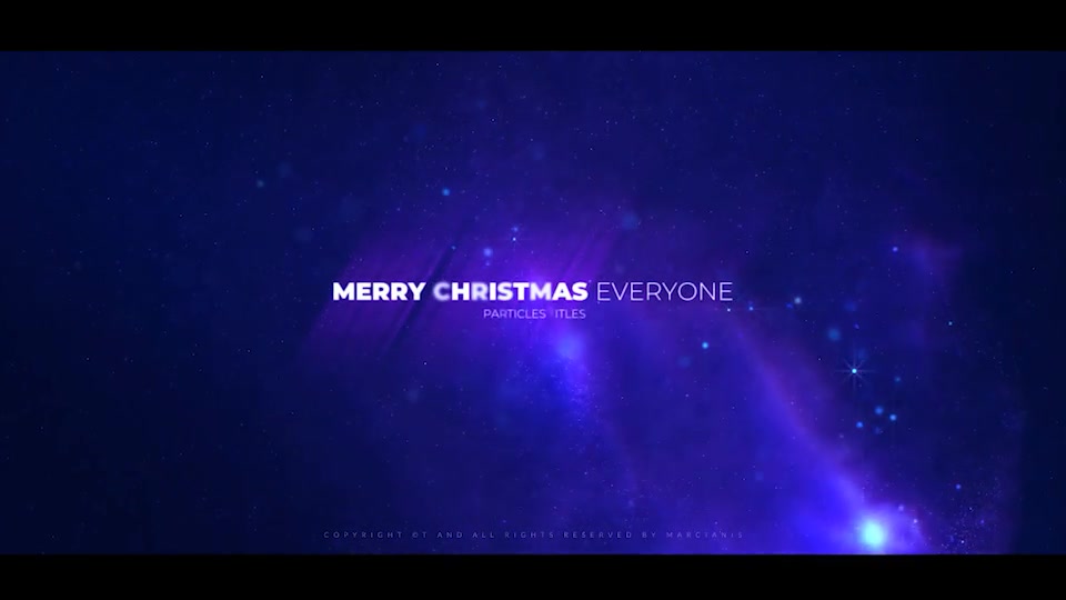 Christmas Opener with Particles Videohive 25128458 After Effects Image 4
