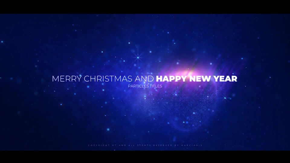 Christmas Opener with Particles Videohive 25128458 After Effects Image 9