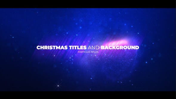 Christmas Opener with Particles - Download Videohive 25128458