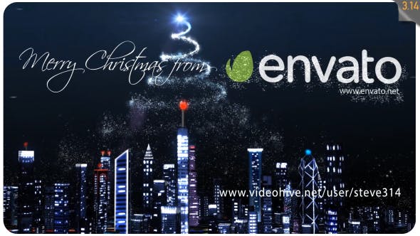 Christmas Over the City - Videohive 19138497 Download