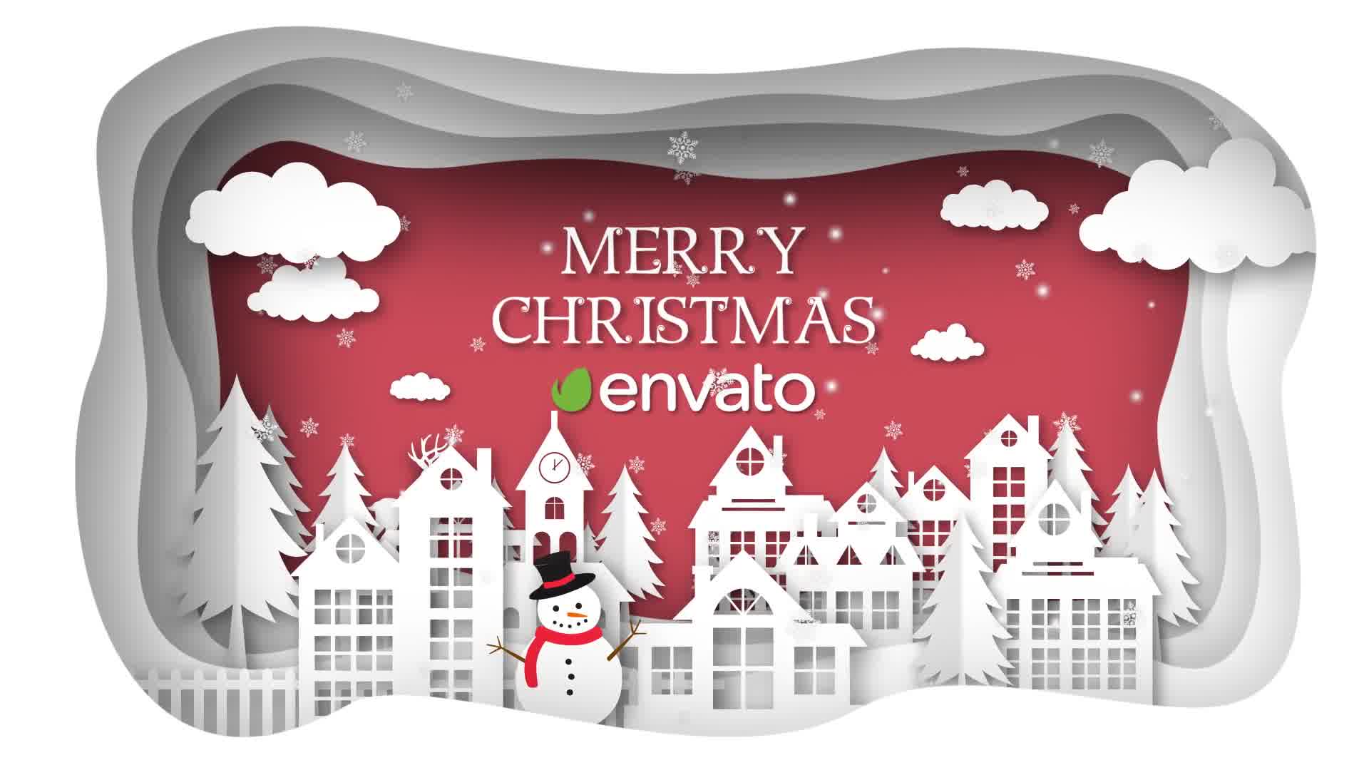 Christmas Paper Town Wishes Videohive 25254191 After Effects Image 10