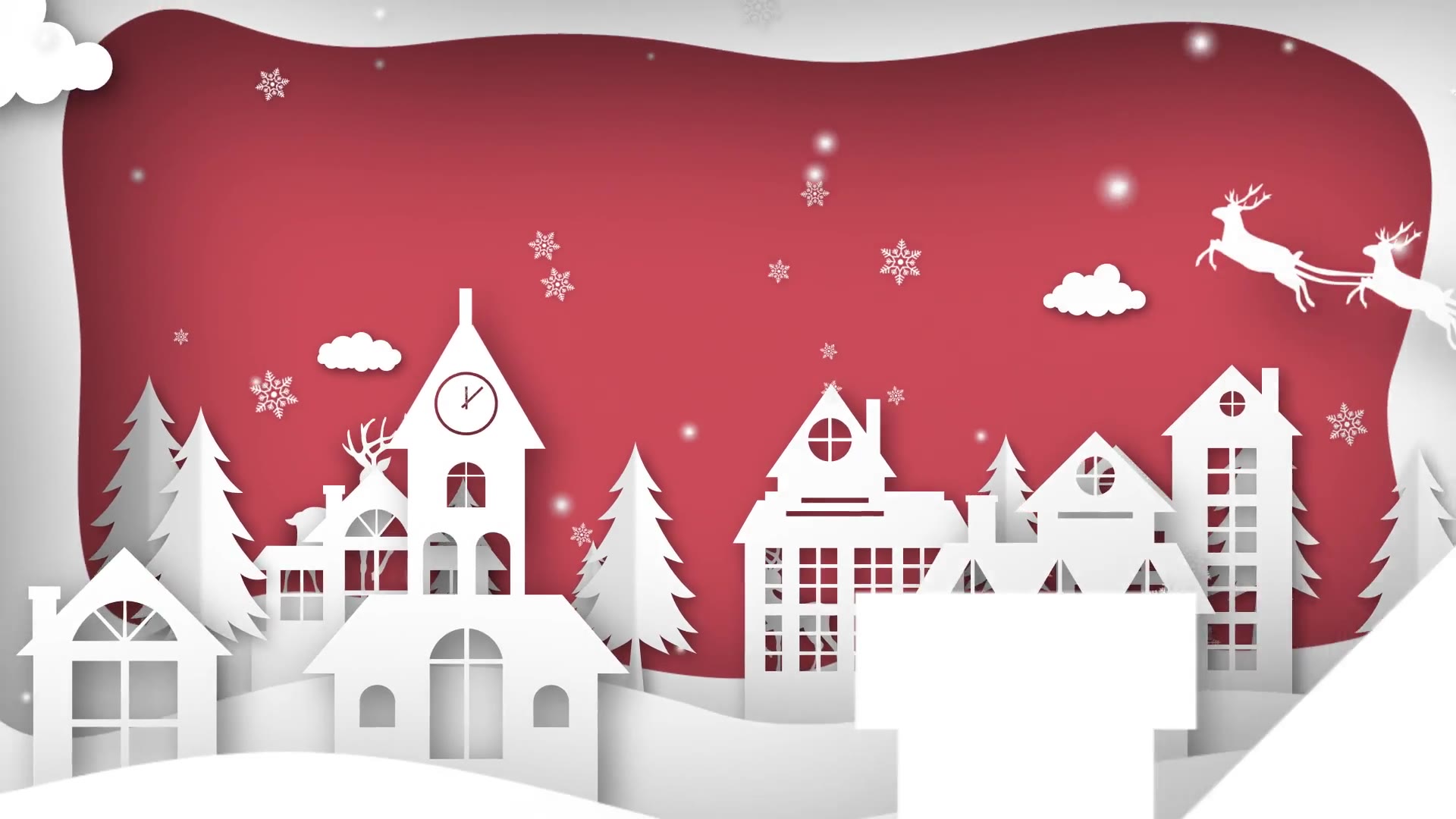 Christmas Paper Town Wishes Videohive 25254191 After Effects Image 5