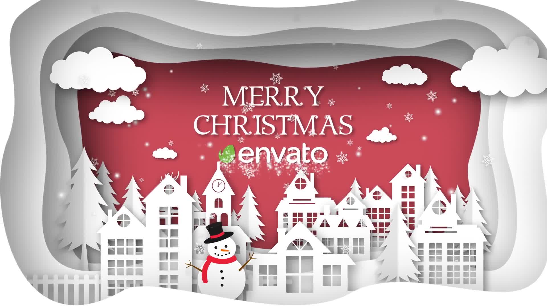 Christmas Paper Town Wishes Videohive 25254191 After Effects Image 8