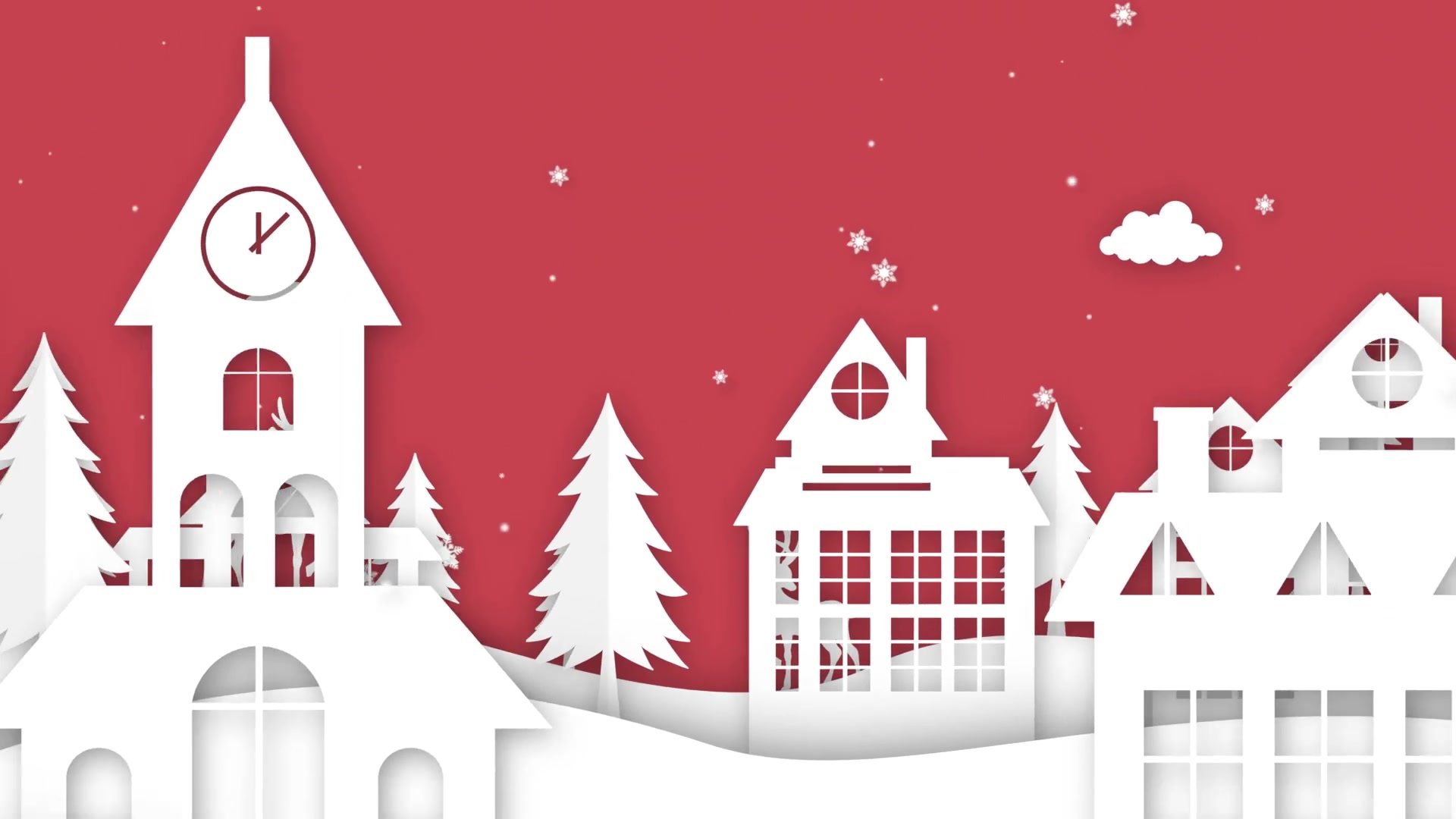 Christmas Paper Town Wishes Apple Motion Videohive 29361415 Apple Motion Image 4