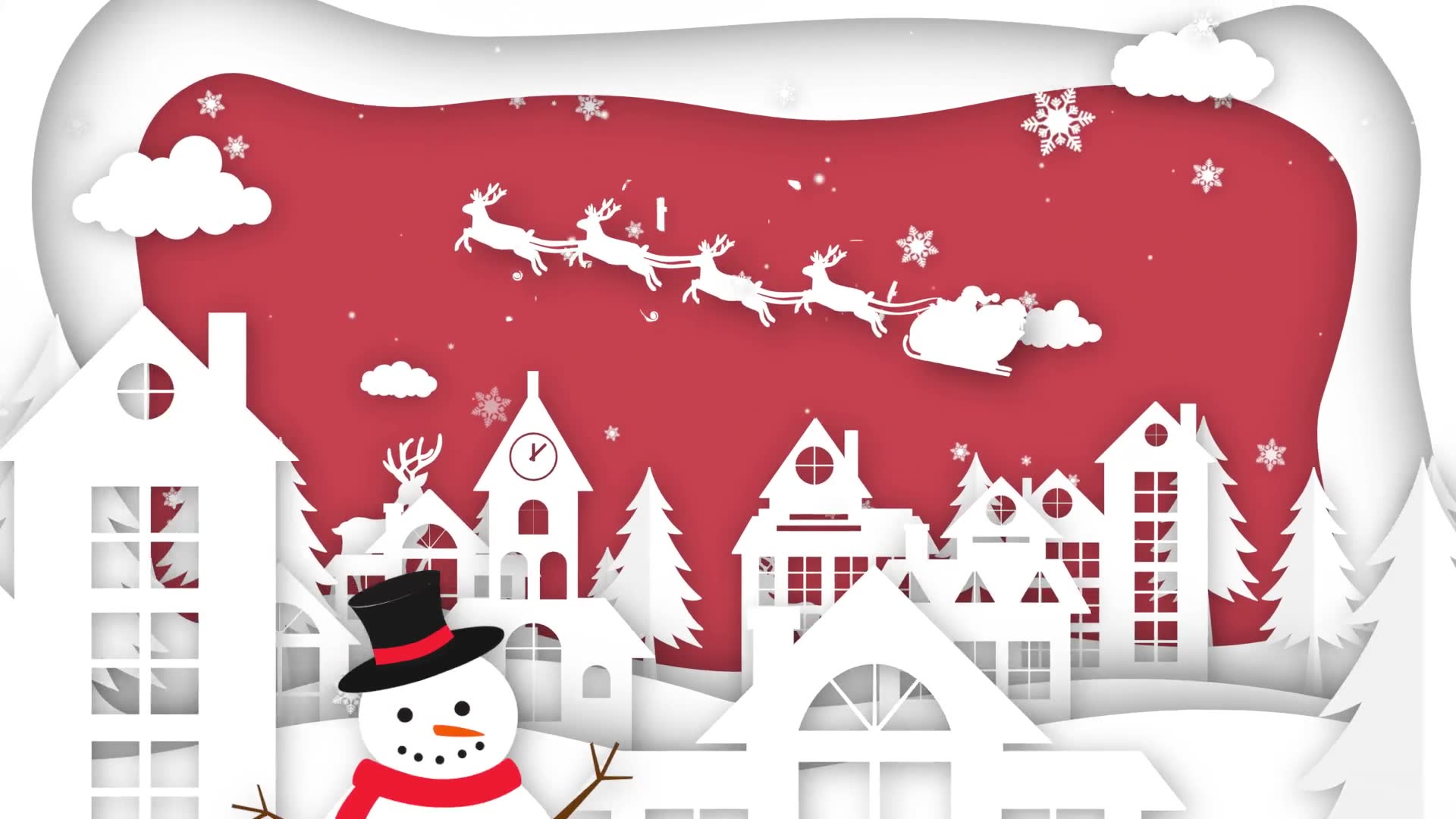 Christmas Paper Town Wishes Apple Motion Videohive 29361415 Apple Motion Image 6