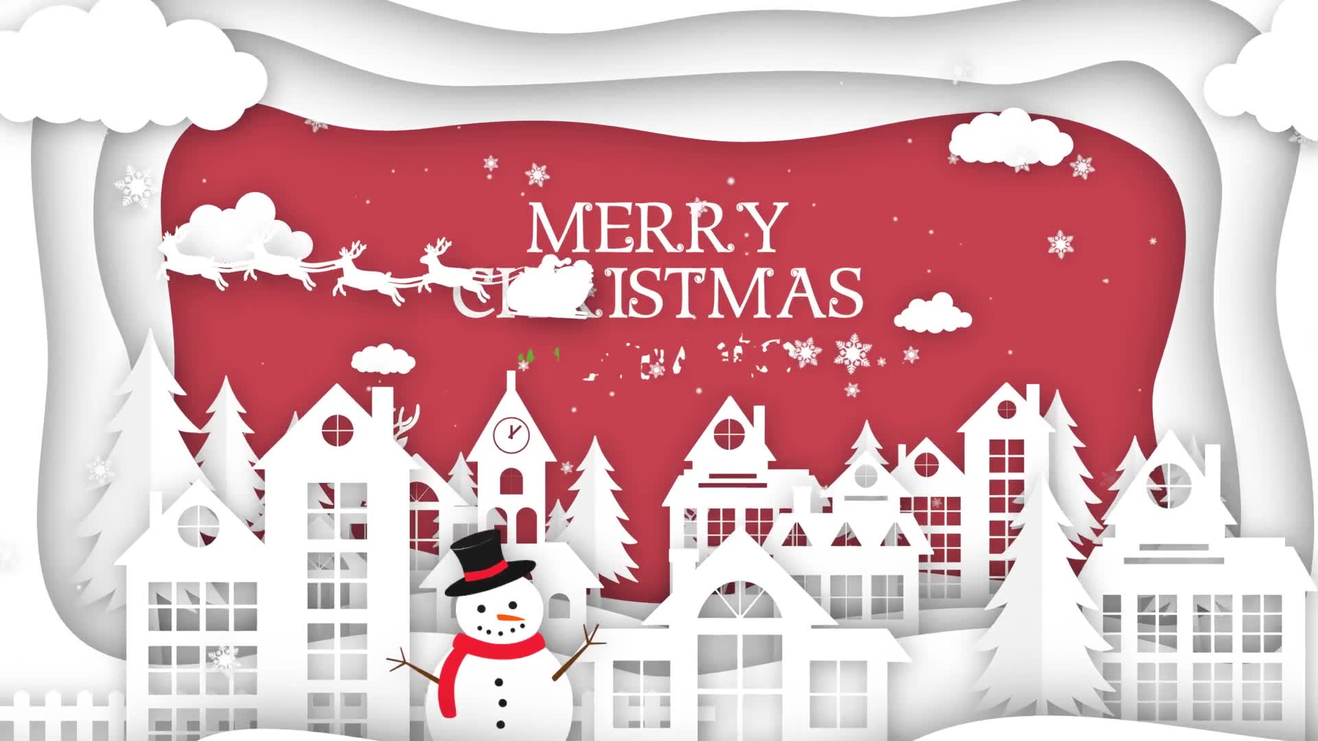Christmas Paper Town Wishes Apple Motion Videohive 29361415 Apple Motion Image 7