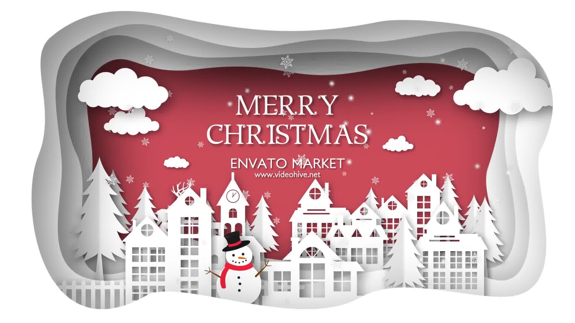 Christmas Paper Town Wishes Premiere Pro Videohive 25274607 Premiere Pro Image 10