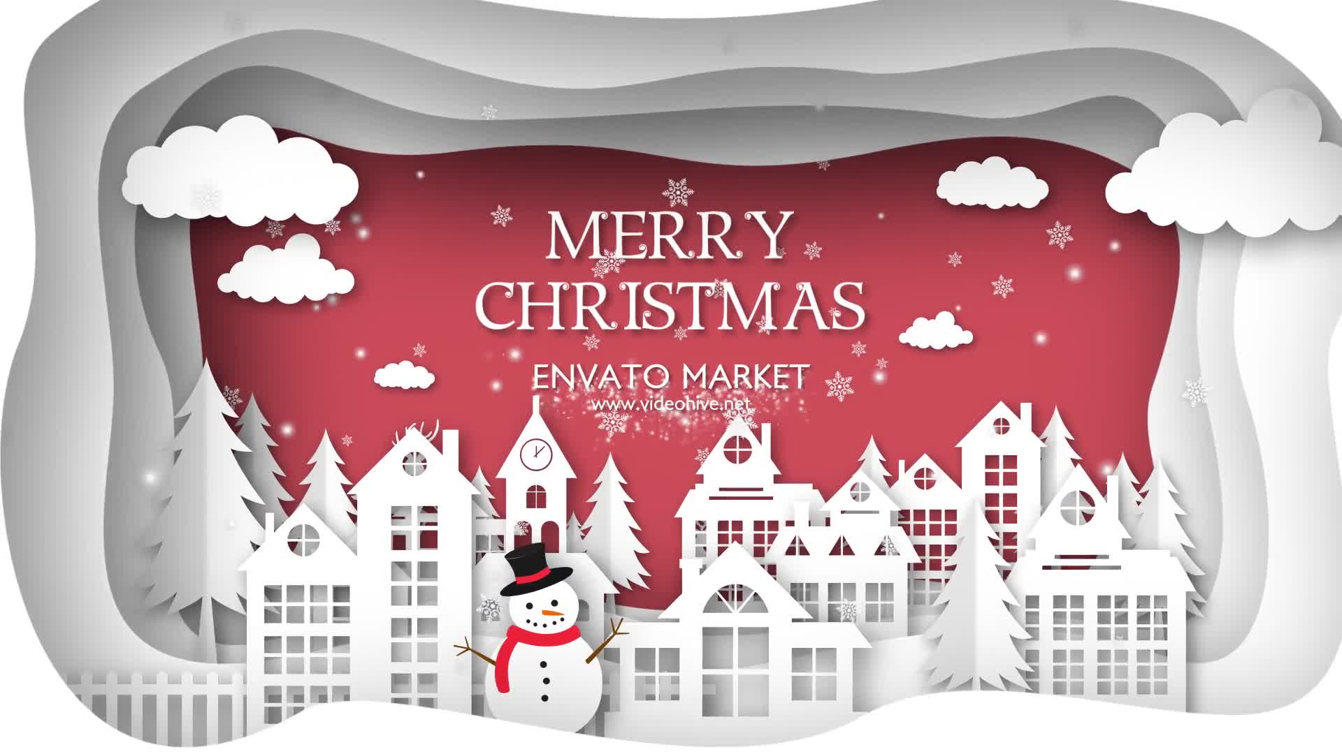 Christmas Paper Town Wishes Premiere Pro Videohive 25274607 Premiere Pro Image 8