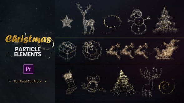 Christmas Particle Elements for Premiere Pro - Download Videohive 22972402