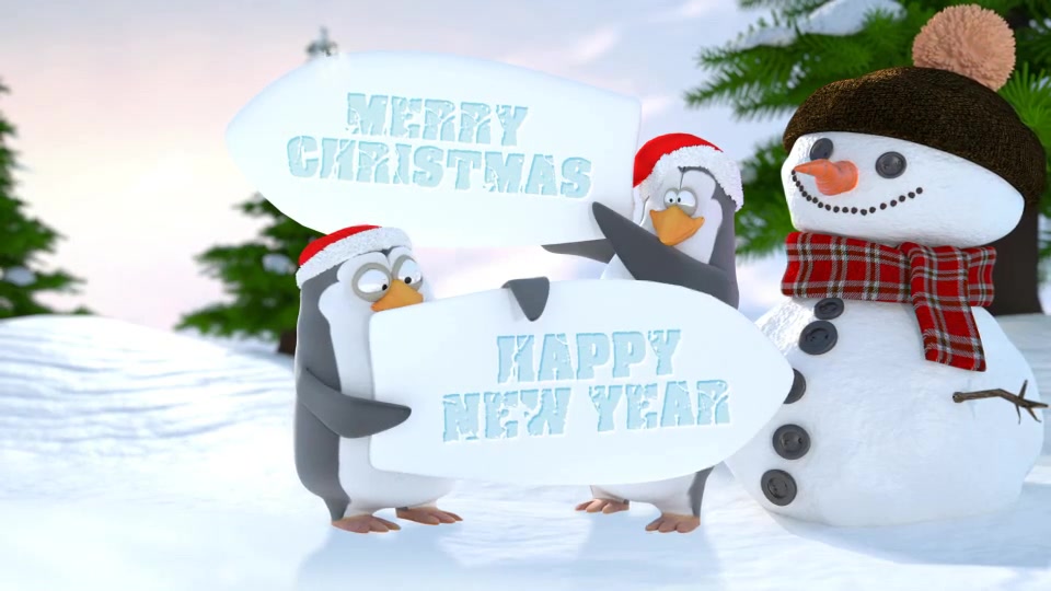 Christmas Penguins - Download Videohive 9441586