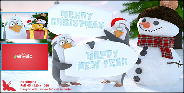 Christmas Penguins - Download Videohive 9441586