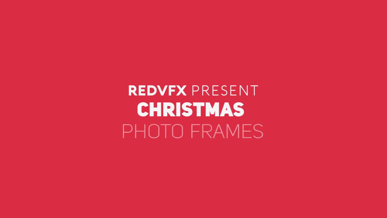Christmas Photo Frames Videohive 22851059 After Effects Image 1