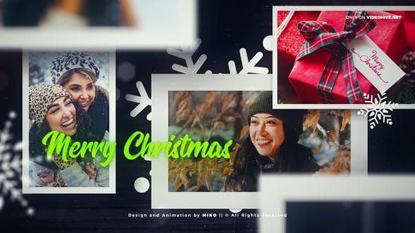 Christmas Photos Opener - Videohive Download 29736219