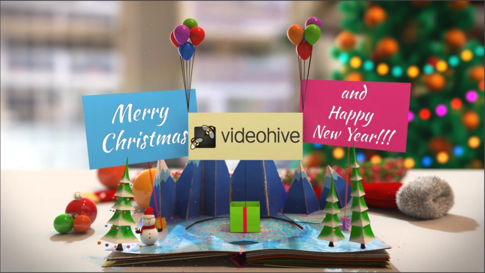 Christmas Pop Up Book - Download Videohive 6296566