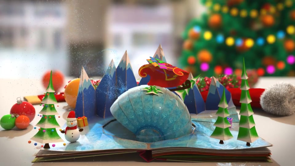 Christmas Pop Up Book - Download Videohive 6296566