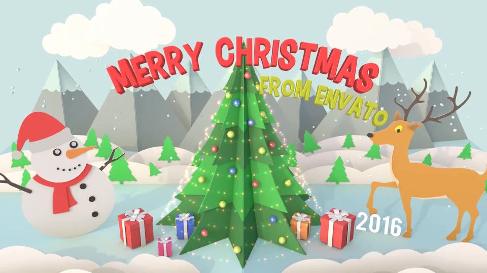 Christmas Pop Up Card Videohive 14020447 After Effects Image 5