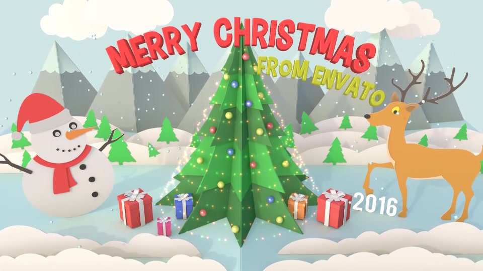 Christmas Pop Up Card Videohive 14020447 After Effects Image 7