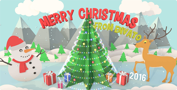 Christmas Pop Up Card - Videohive Download 14020447
