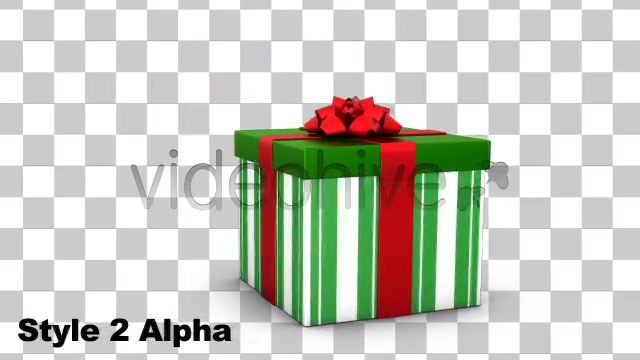 Christmas Present with Bow Series of 3 + Alpha - Download Videohive 946374