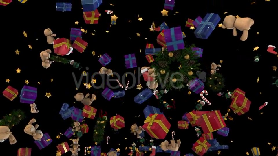 Christmas Presents Rain - Download Videohive 14152585