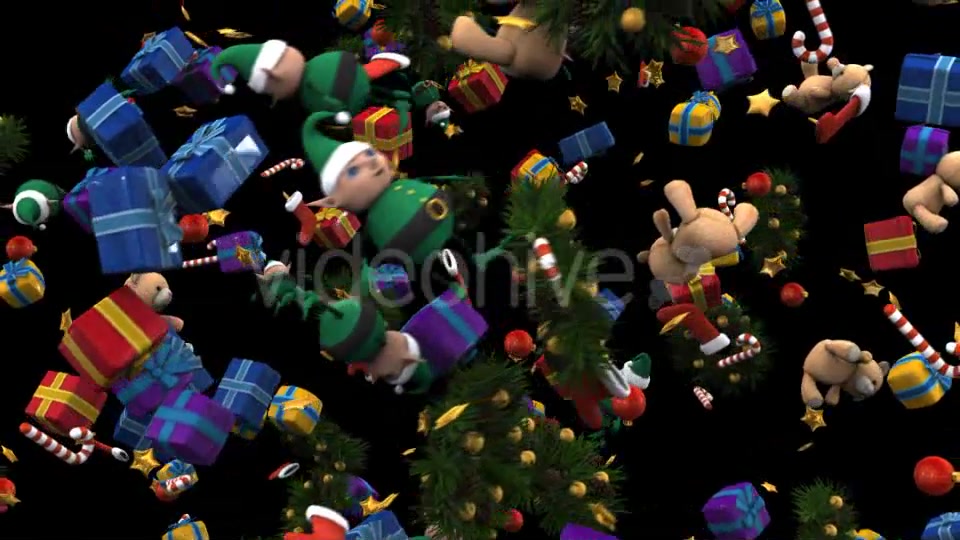 Christmas Presents Rain V2 - Download Videohive 14177159