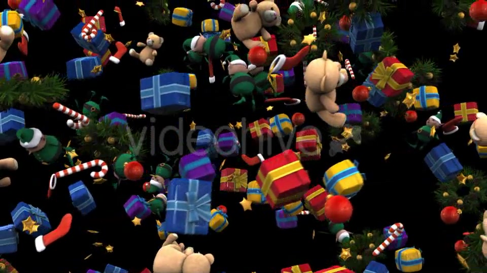 Christmas Presents Rain V2 - Download Videohive 14177159