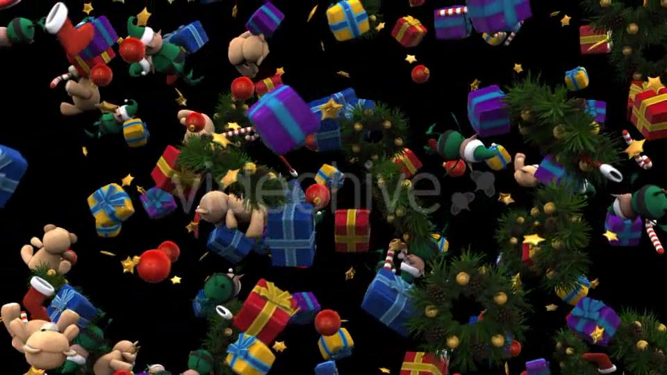 Christmas Presents Rain V2 - Download Videohive 14177159