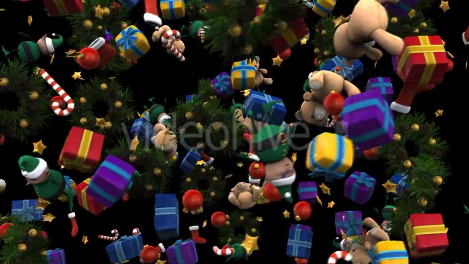 Christmas Presents Rain V2 - Download Videohive 14177159