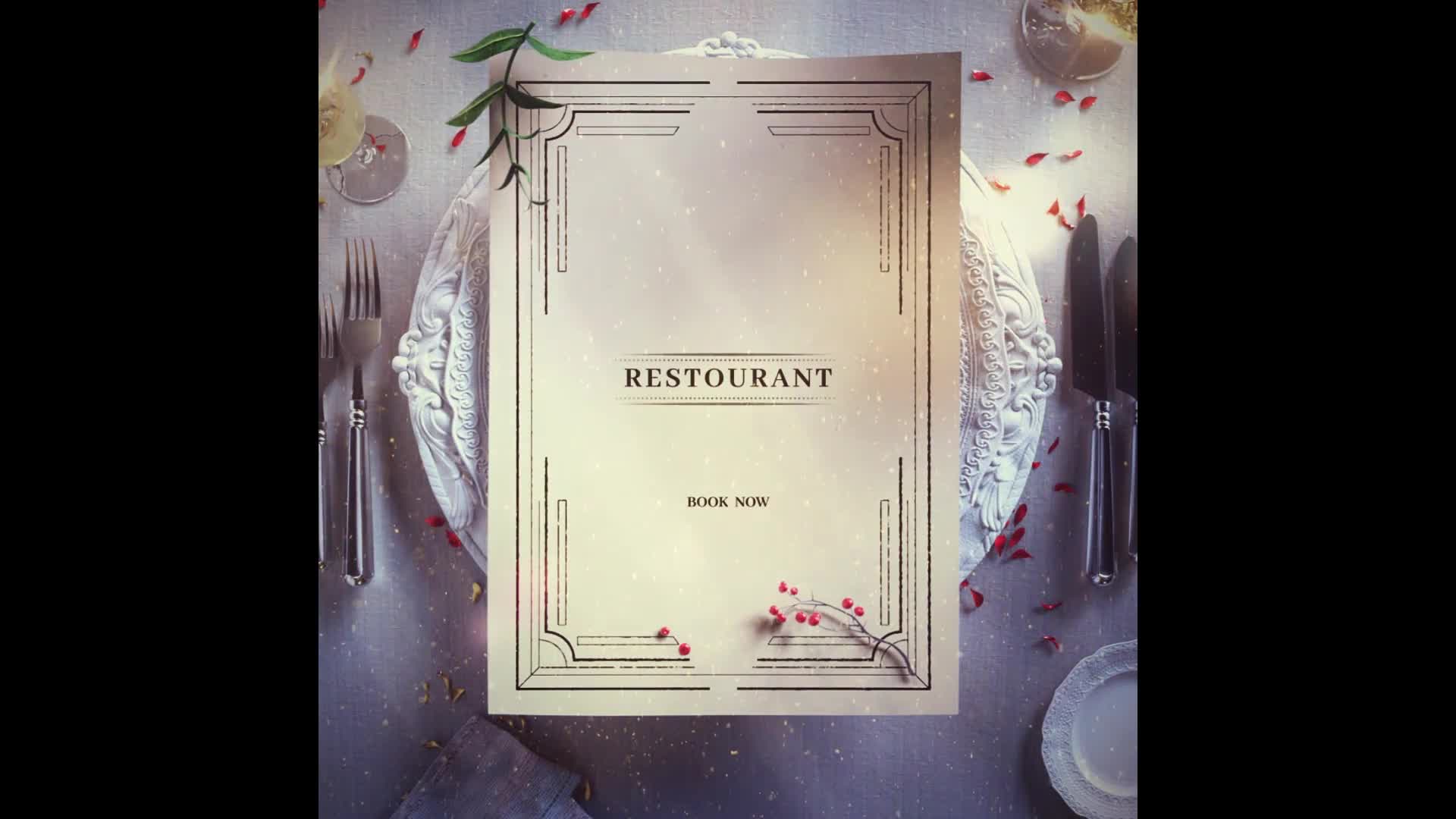Christmas Restaurant Menu Slideshow Videohive 34917196 After Effects Image 11