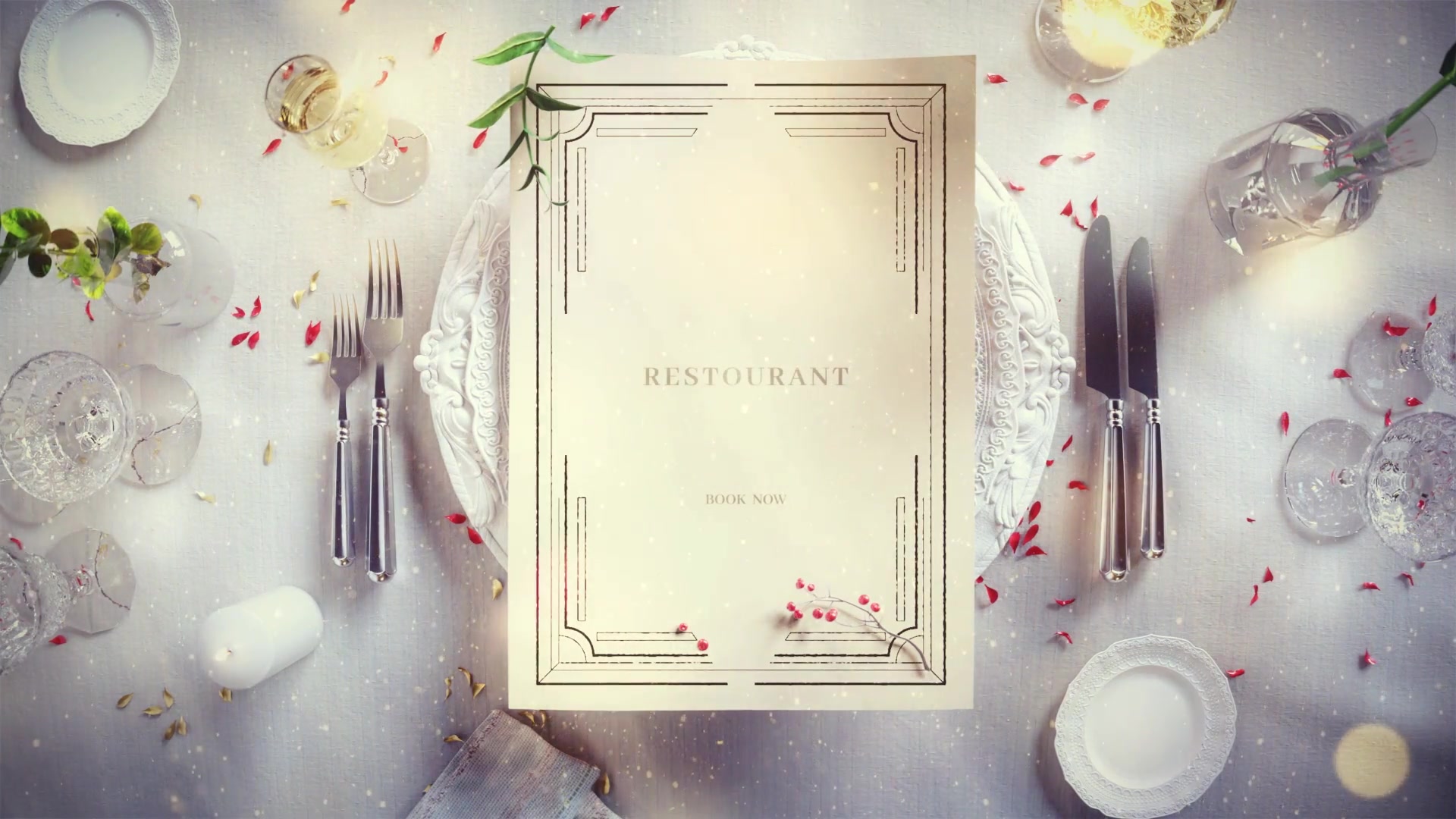 Christmas Restaurant Menu Slideshow Videohive 34917196 After Effects Image 5