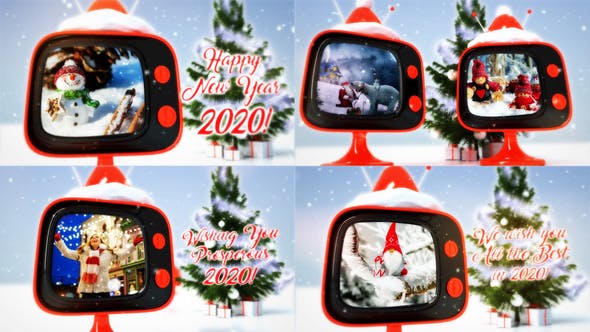 Christmas retro TV - 806774 Videohive Download