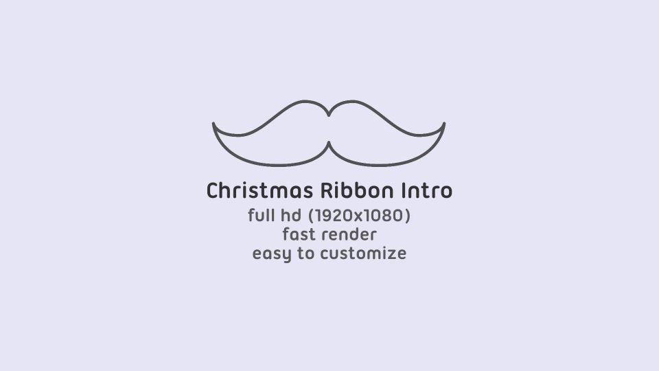 Christmas Ribbon Intro Videohive 13840211 After Effects Image 2