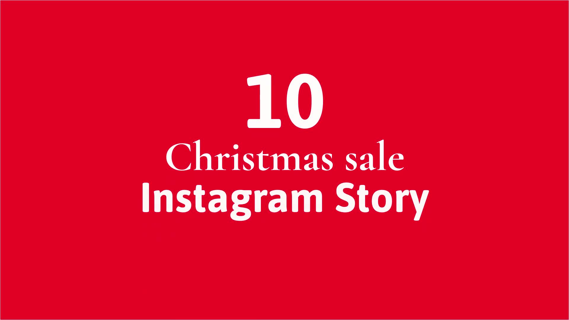 Christmas Sale Instagram Stories Videohive 34533828 After Effects Image 1