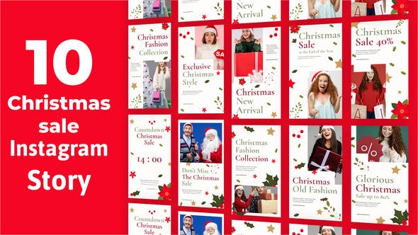 Christmas Sale Instagram Stories - 34533828 Videohive Download