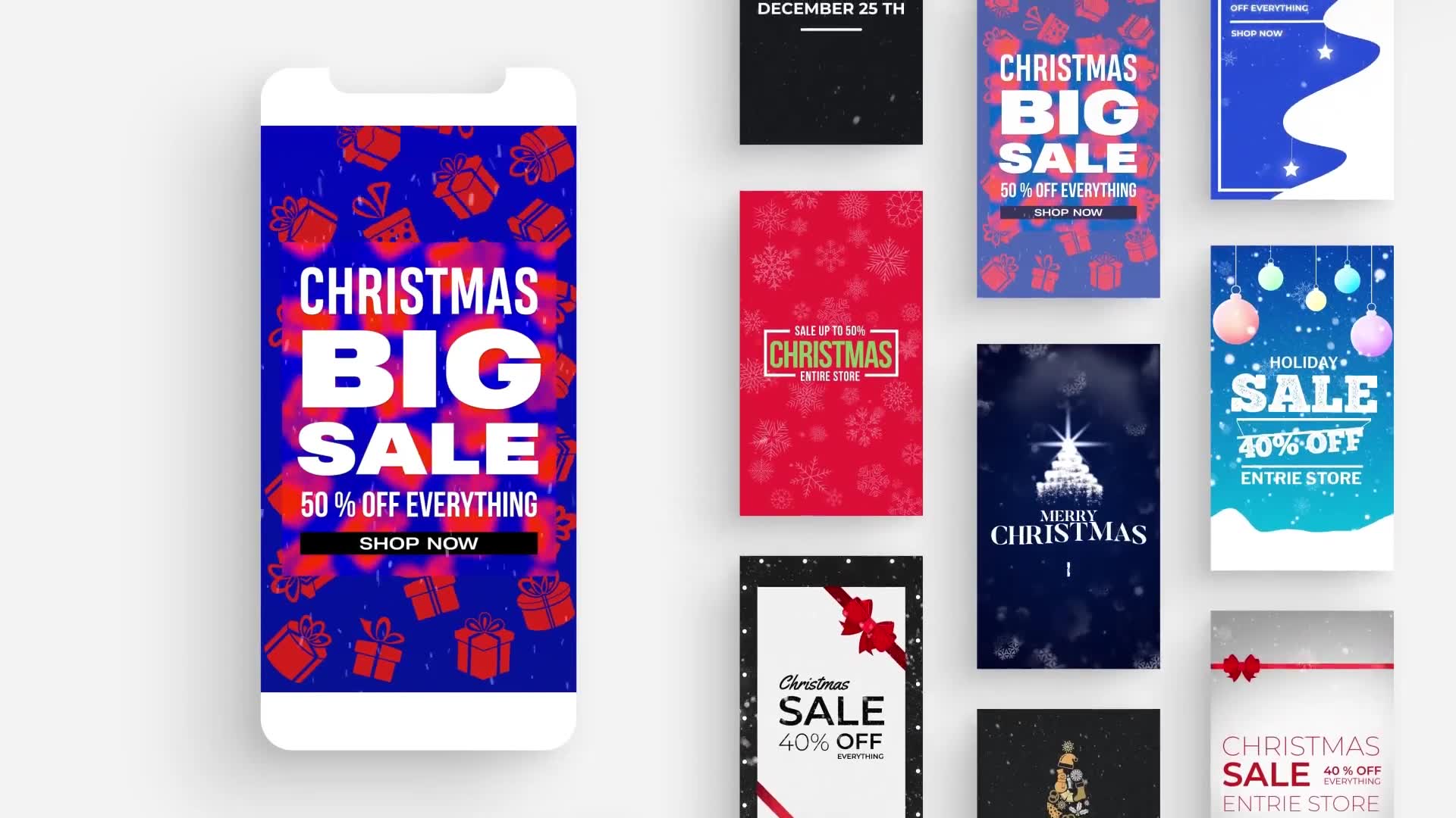 Christmas Sale Instagram Stories Videohive 29599044 After Effects Image 10