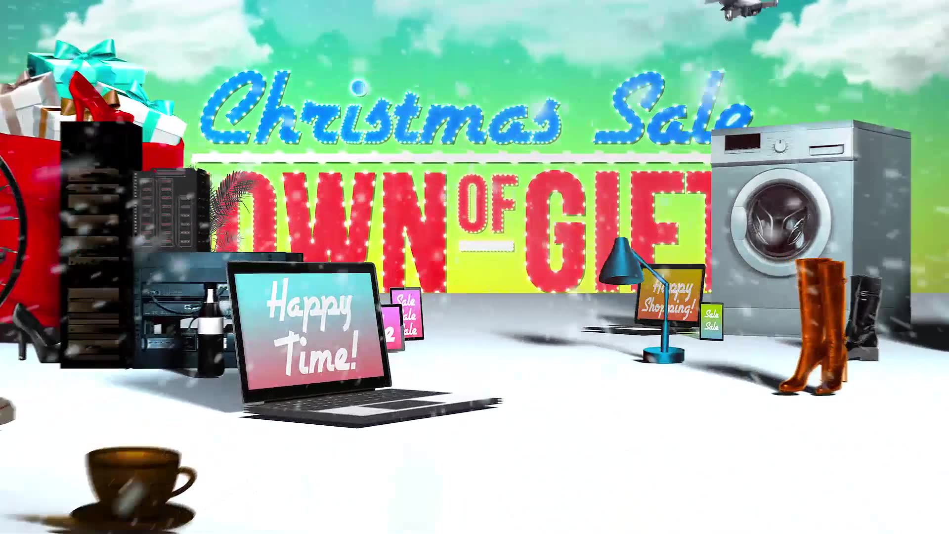 Christmas Sale Shopping Videohive 22950911 After Effects Image 3