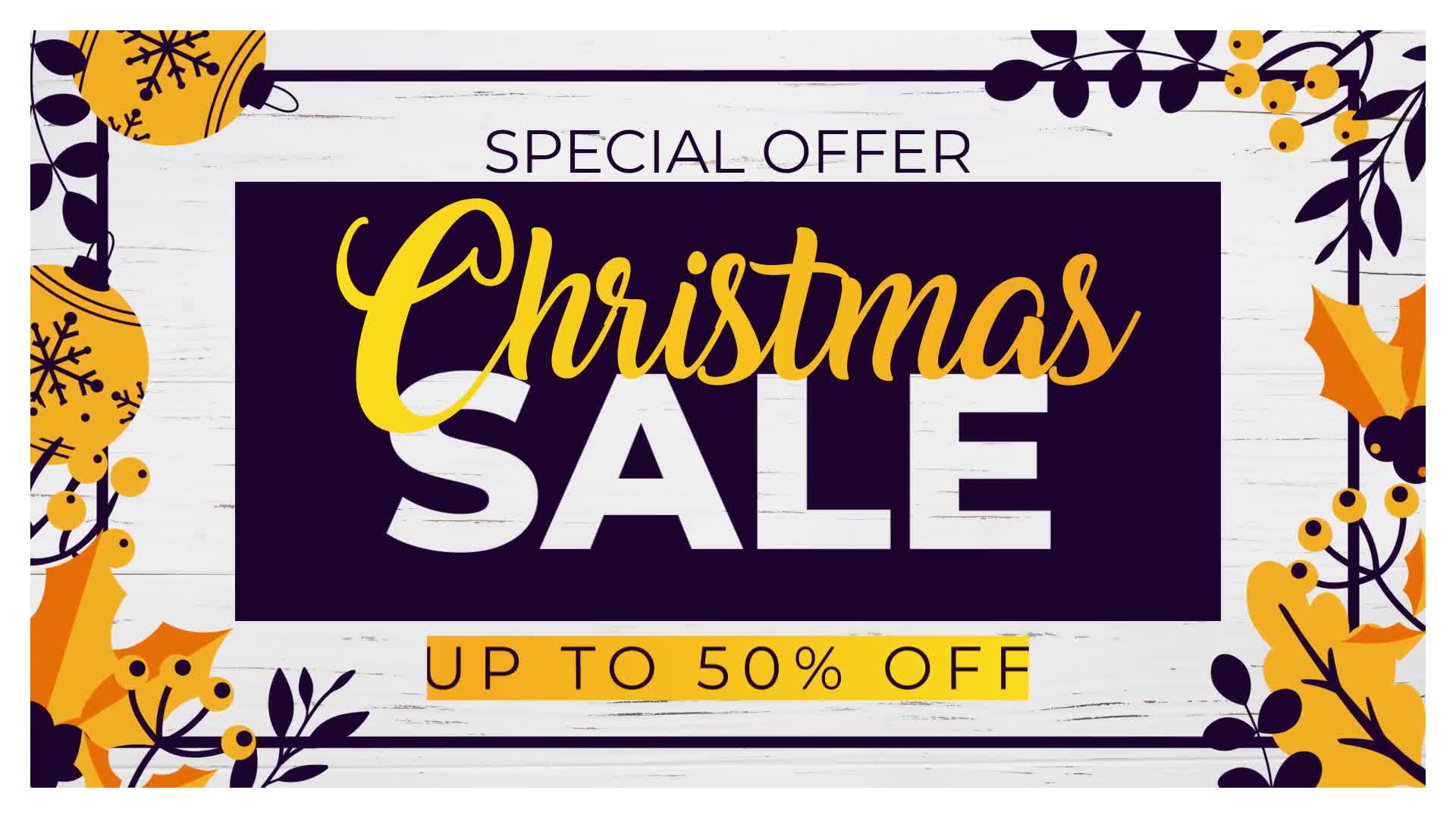Christmas SALE Videohive 25230564 After Effects Image 1