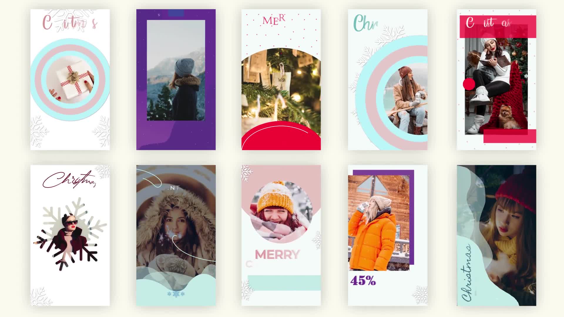 Christmas Sales Instagram Stories Videohive 35215846 After Effects Image 1