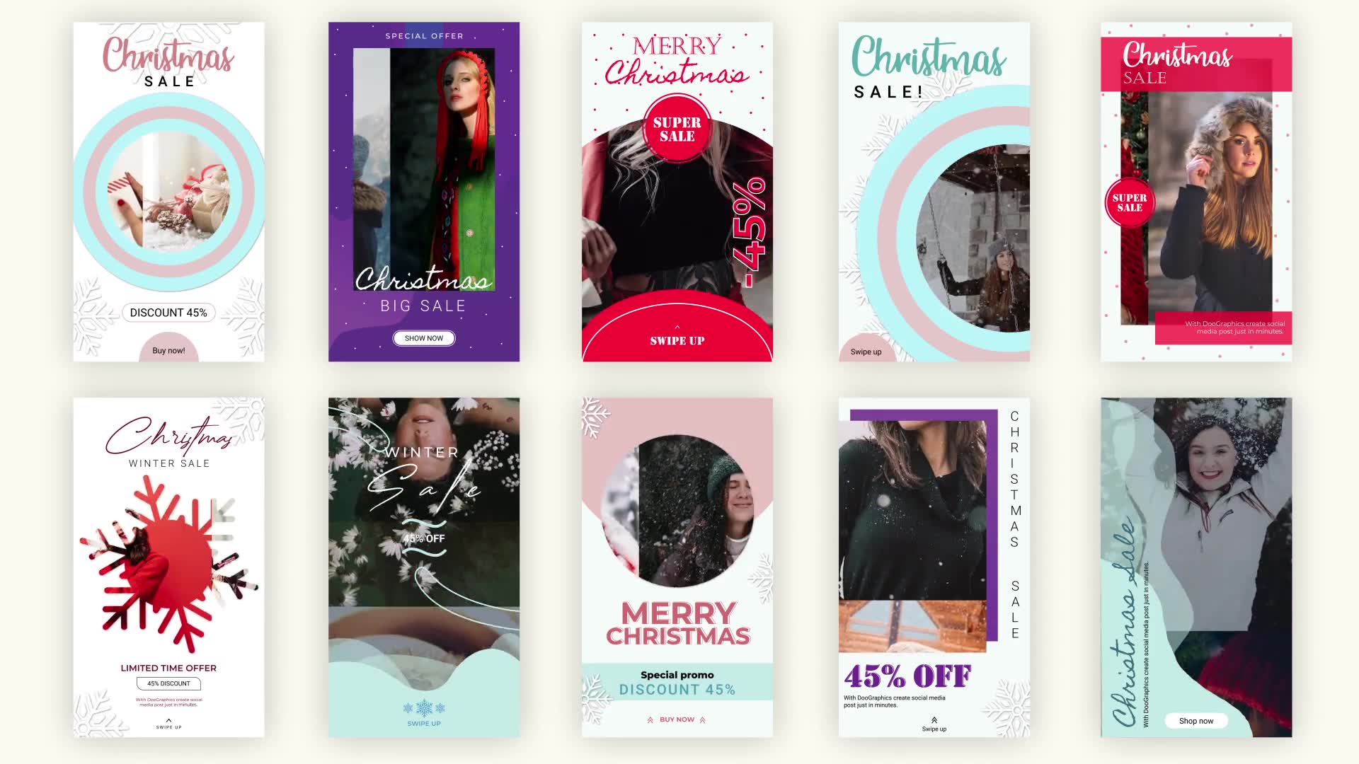 Christmas Sales Instagram Stories Videohive 35215846 After Effects Image 2