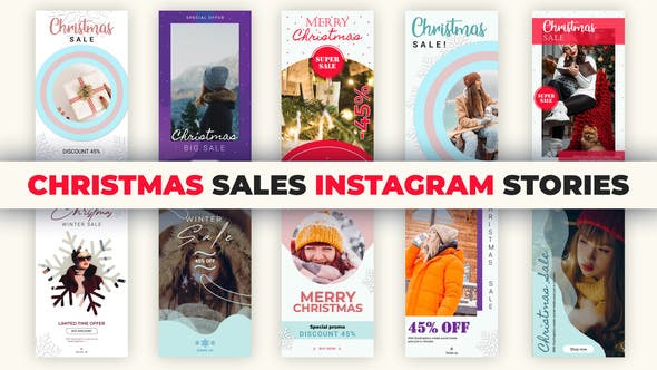 Christmas Sales Instagram Stories - Videohive 35215846 Download