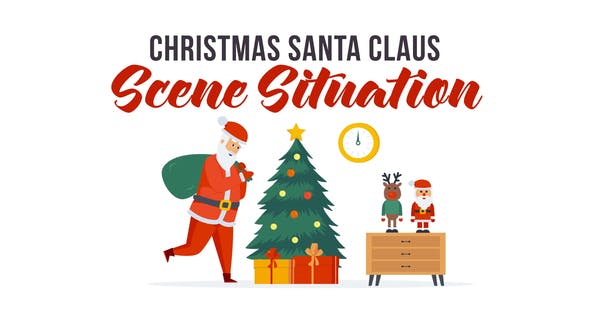 Christmas Santa Claus Scene Situation - Videohive 29437194 Download