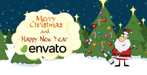 Christmas Santa Opening Wine - 13625508 Download Videohive