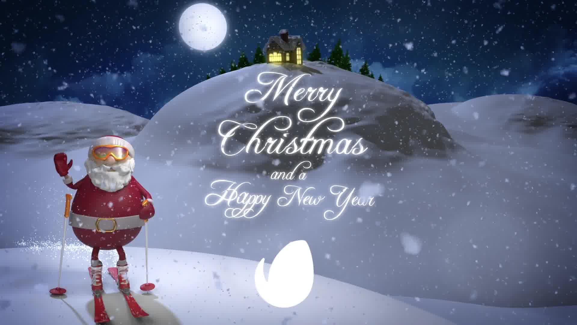 Christmas Santa Ski Videohive 21117211 After Effects Image 12