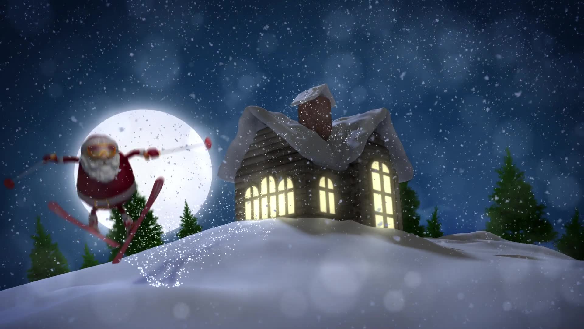 Christmas Santa Ski Videohive 21117211 After Effects Image 2