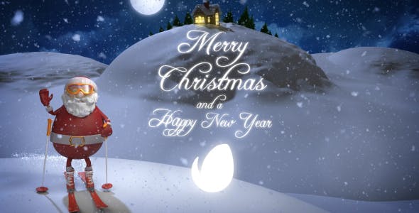 Christmas Santa Ski - Videohive 21117211 Download