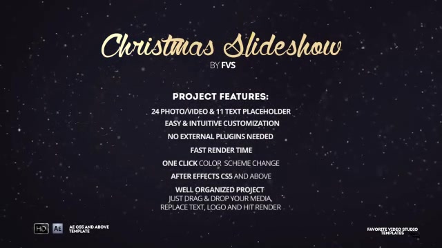 Christmas Slideshow Videohive 18627388 After Effects Image 12