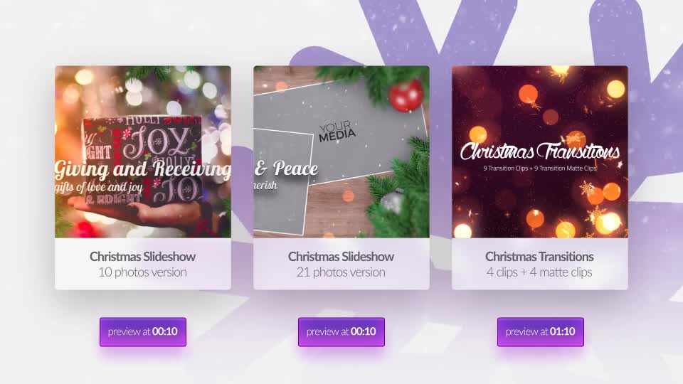 Christmas Slideshow & Christmas Particle Transitions Videohive 25174120 After Effects Image 1